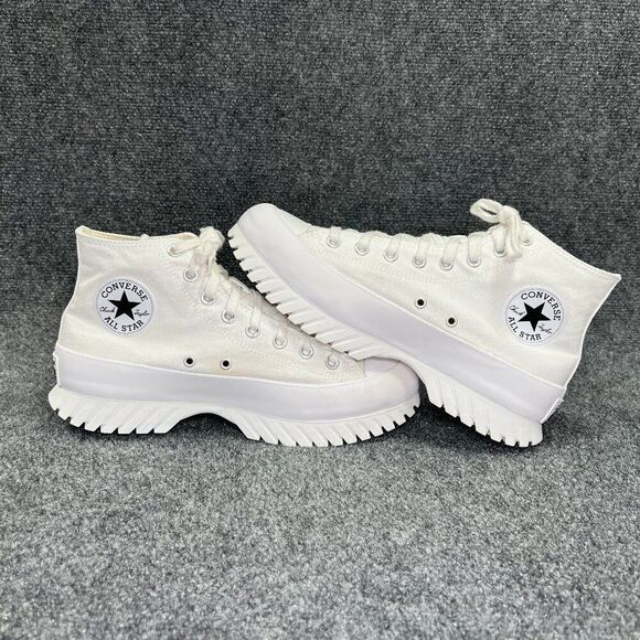 Converse Chuck Taylor All Star Lugged 2.0 Platform Shoes Women's Size 10.5 White - Picture 7 of 13